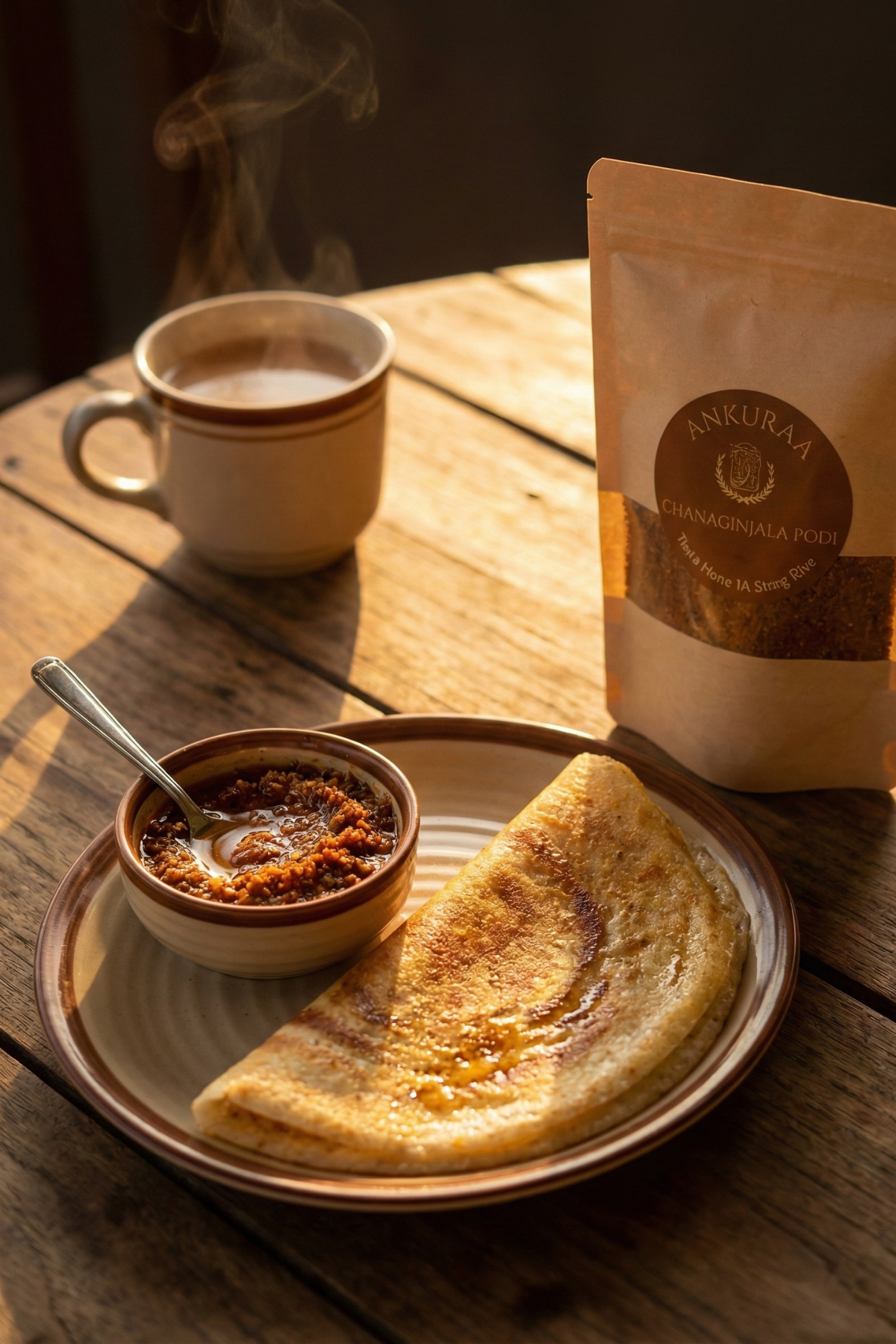 Ankuraa Chanaginjala Podi | Spicy Peanut Powder | Protein-Rich Side Dish