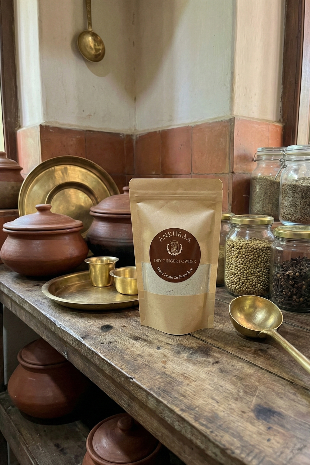 Ankuraa Dry Ginger Powder Mix | Sukku Malli Coffee | Immunity & Digestion Blend