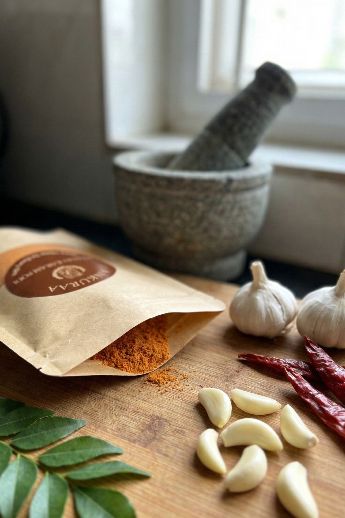 Ankuraa Garlic Podi | Velluli Karam | Spicy Andhra Garlic Powder