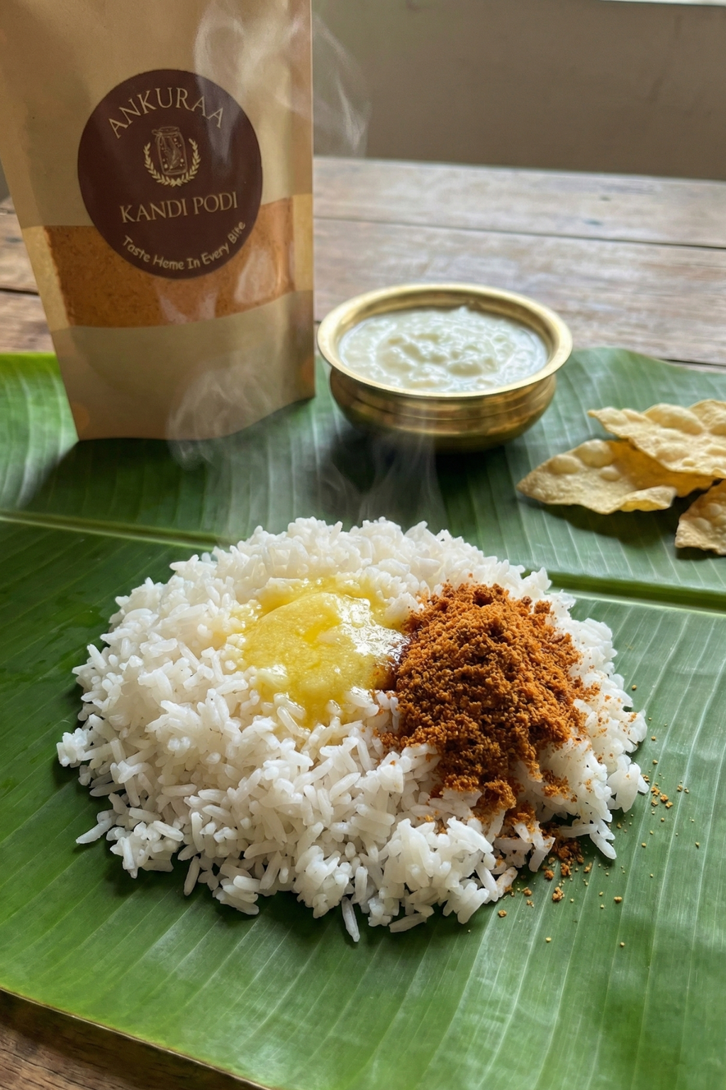 Ankuraa Kandi Podi | Authentic Andhra Gunpowder | Spicy Toor Dal Blend