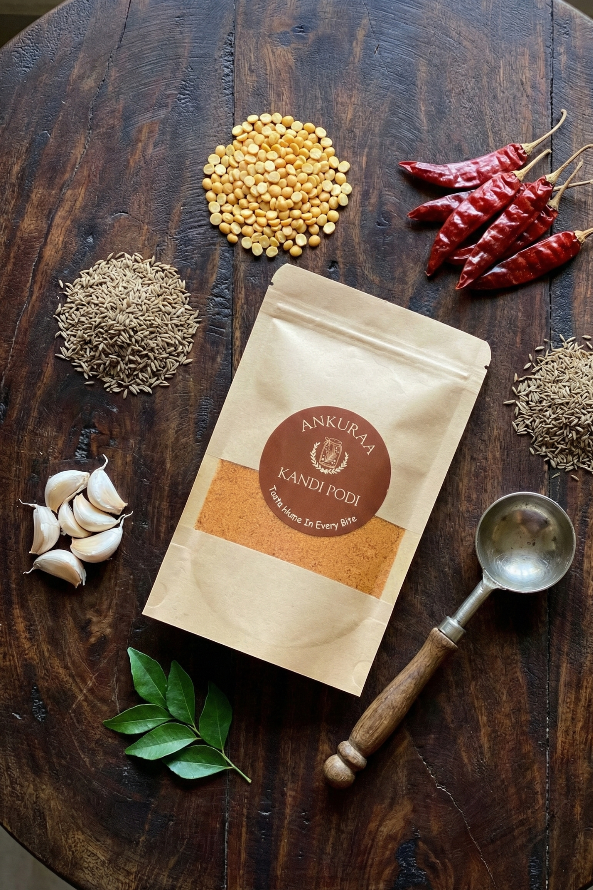 Ankuraa Kandi Podi | Authentic Andhra Gunpowder | Spicy Toor Dal Blend