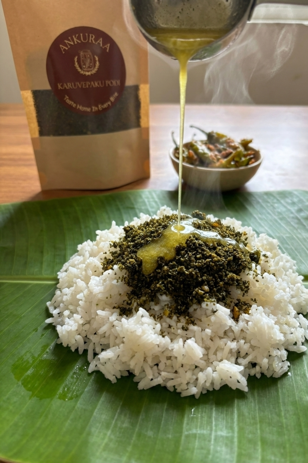 Ankuraa Karuvepaku Podi | Curry Leaf Spice Powder | Iron-Rich & Aromatic