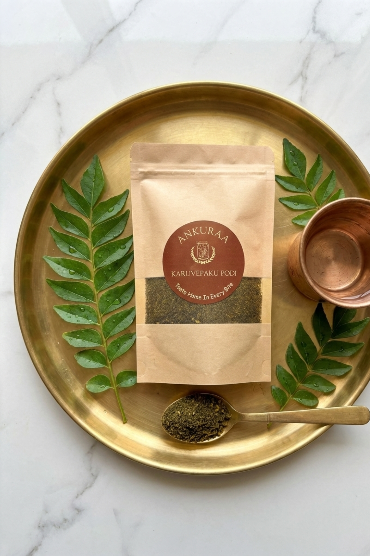 Ankuraa Karuvepaku Podi | Curry Leaf Spice Powder | Iron-Rich & Aromatic