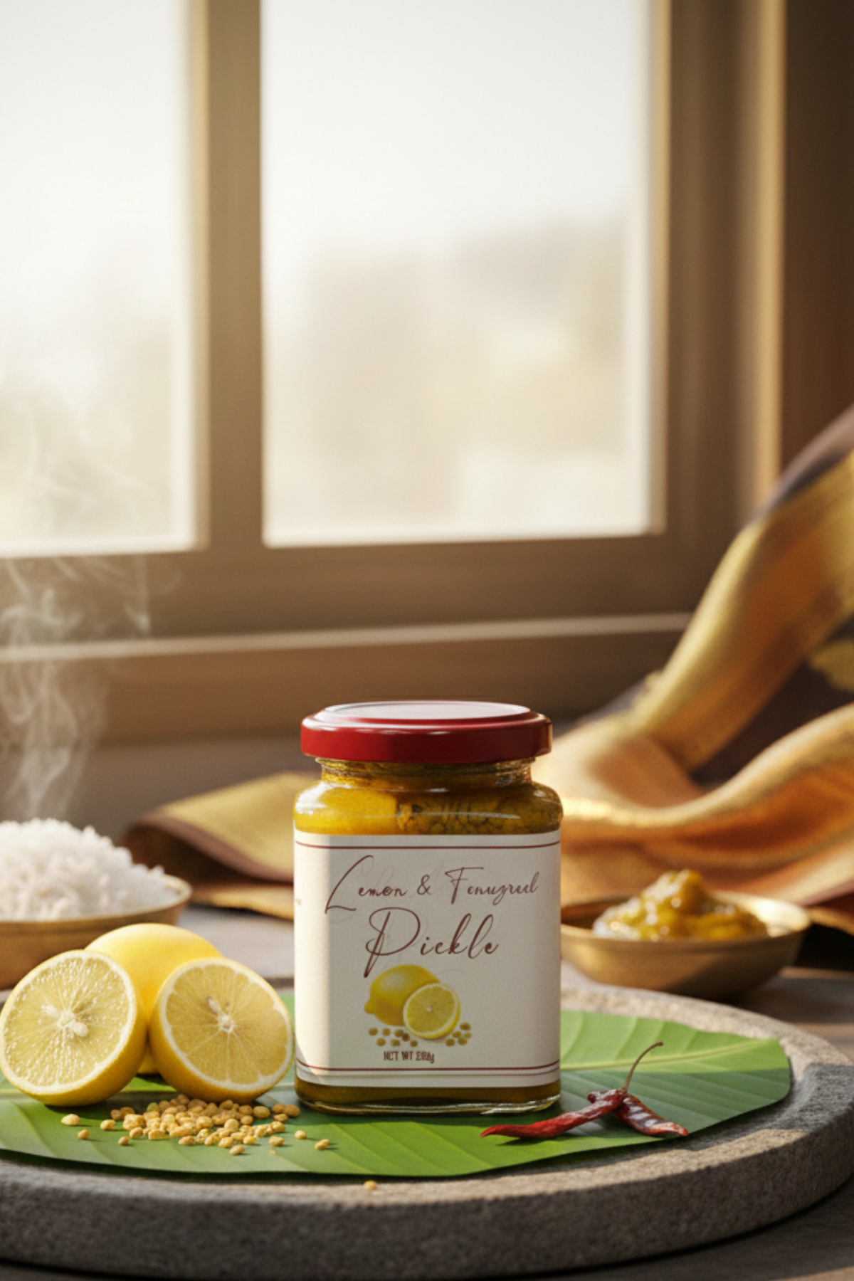 Ankuraa Homestyle: Tangy Lemon & Fenugreek Pickle