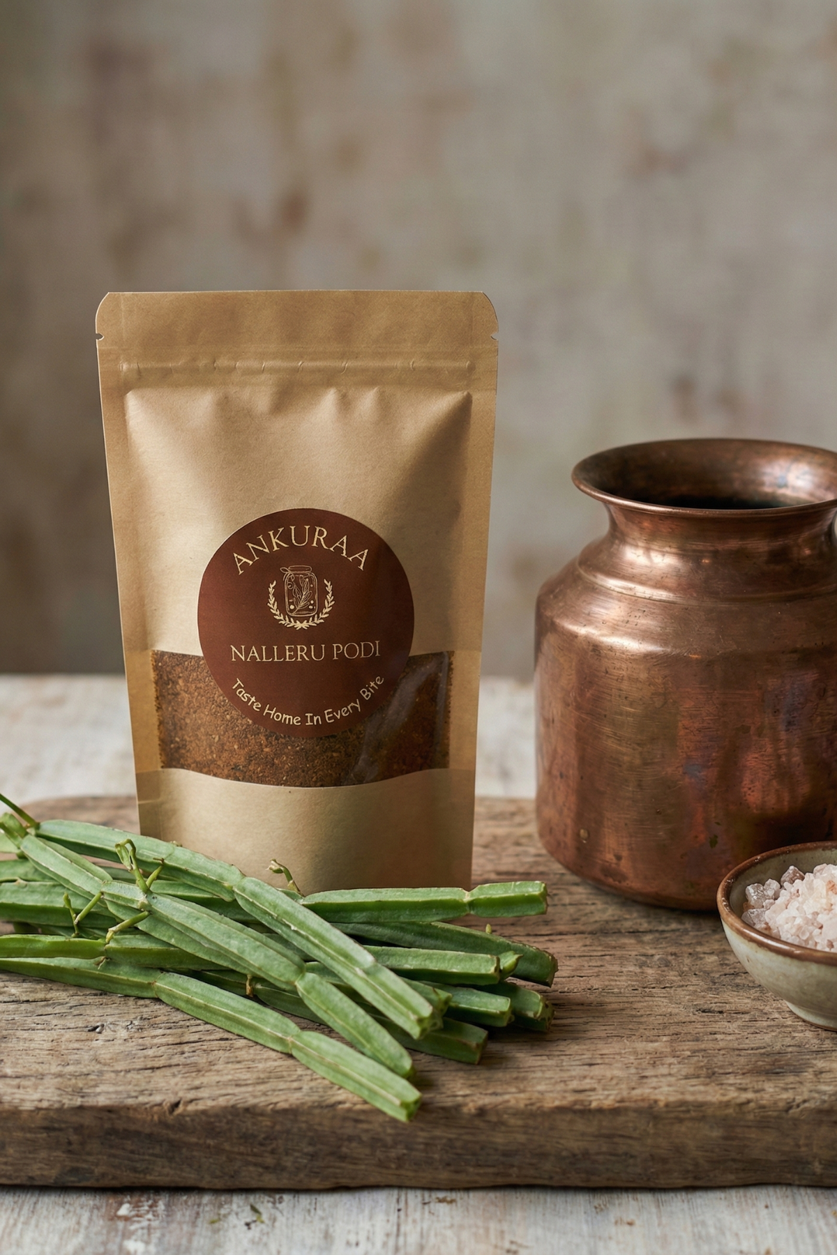 Ankuraa Nalleru Podi | Hadjod Spice Powder | Traditional Bone Health Support