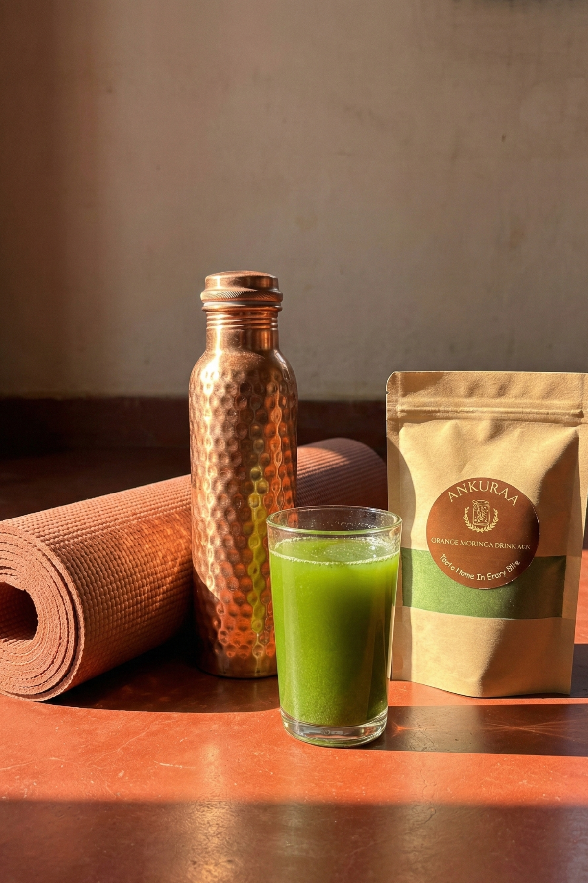 Ankuraa Orange-Moringa Drink Mix | Zesty Immunity Booster | Vitamin C Rich