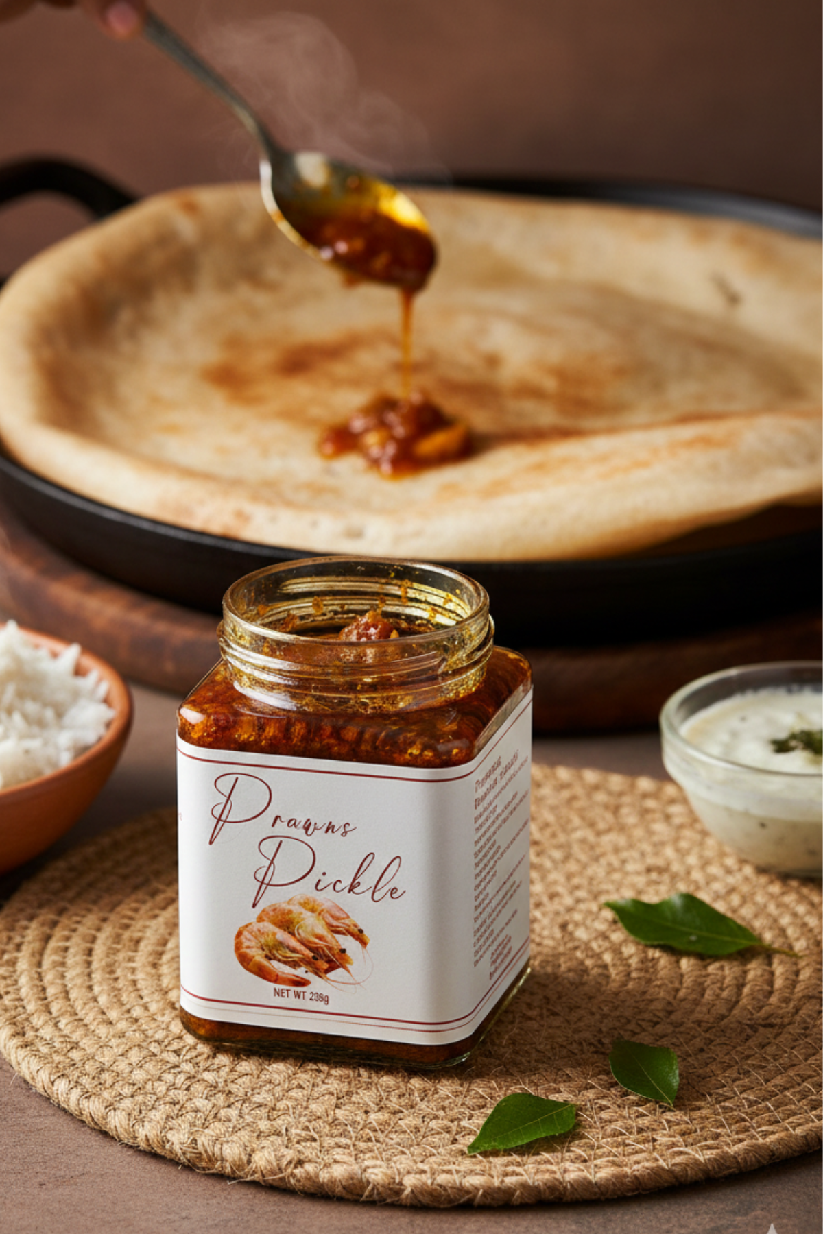 Ankuraa Signature: Spicy Prawn Pickle (Coastal Style)