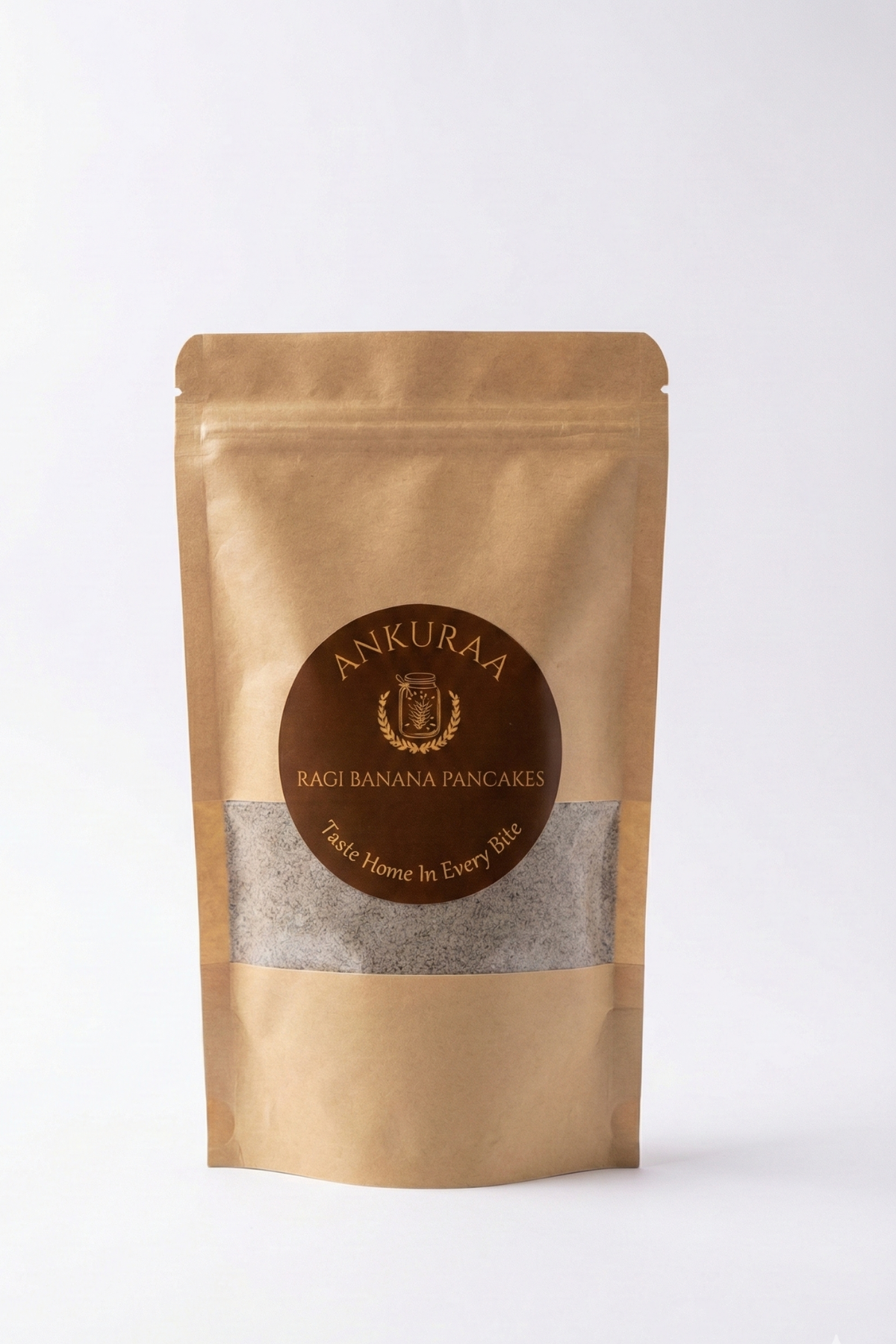 Ankuraa Ragi Pancakes Mix | Calcium-Rich Finger Millet | Sweetened with Banana & Sweet Potato