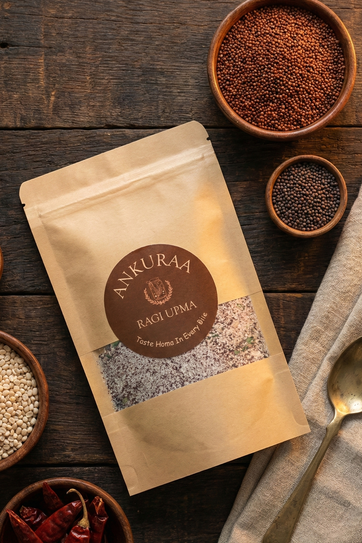 Ankuraa Wholesome: Instant Ragi Upma Mix