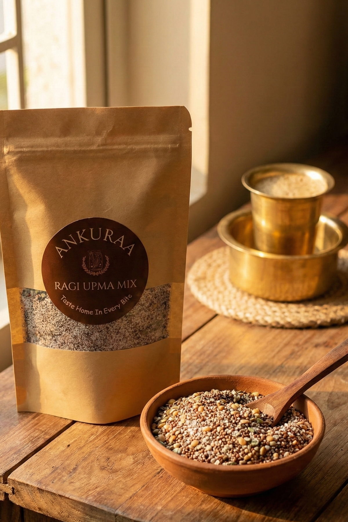 Ankuraa Wholesome: Instant Ragi Upma Mix