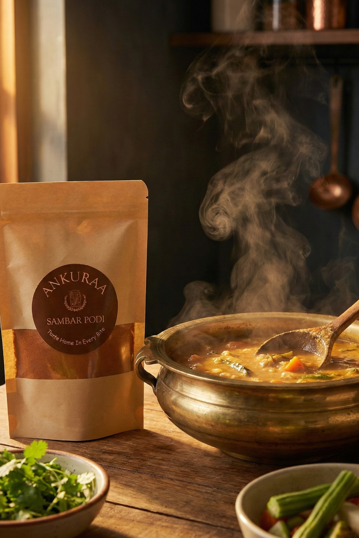 Ankuraa Authentic: Traditional South Indian Sambar Powder