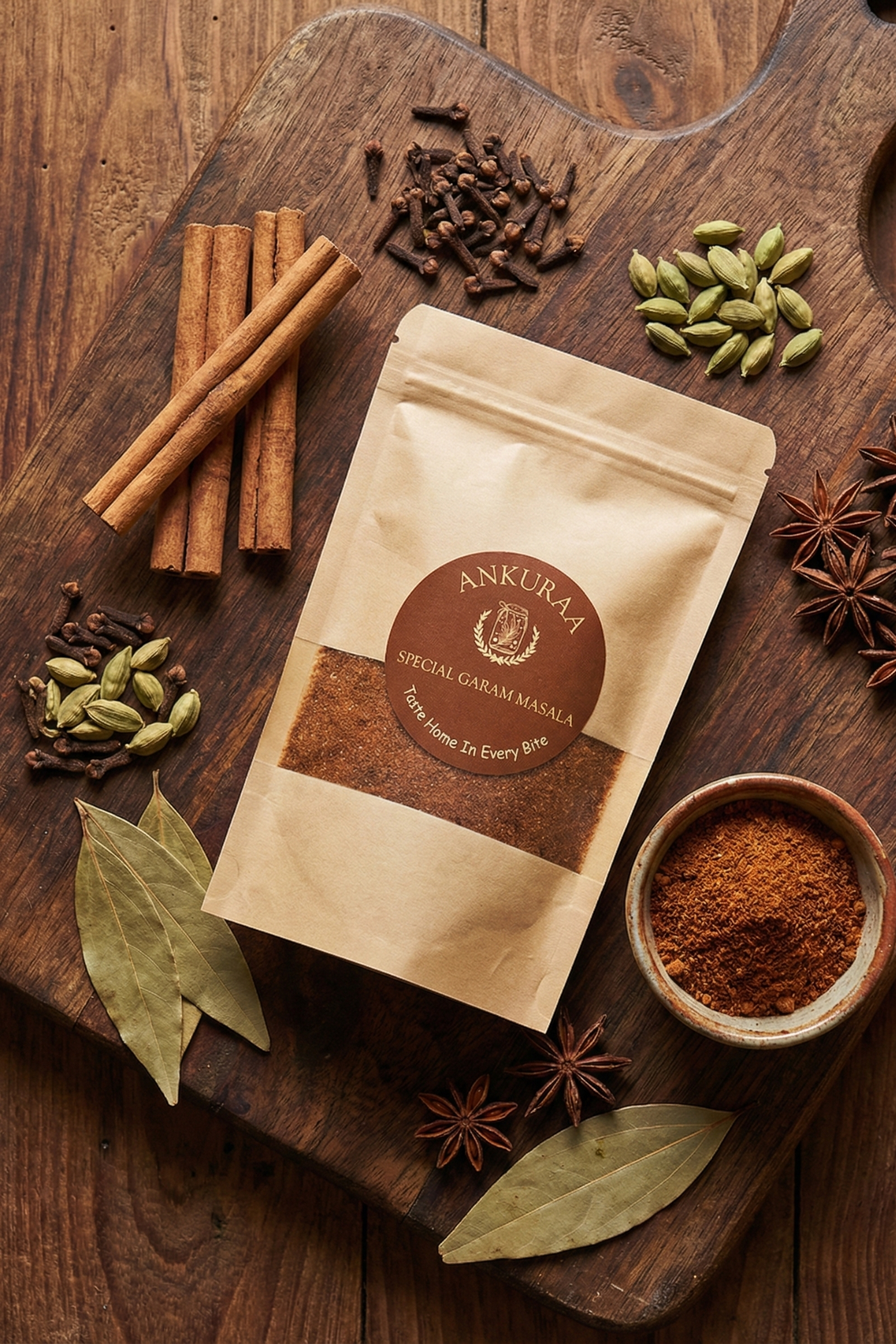 Ankuraa Special Garam Masala | Royal 16-Spice Blend | With Rose Petals & Black Cumin