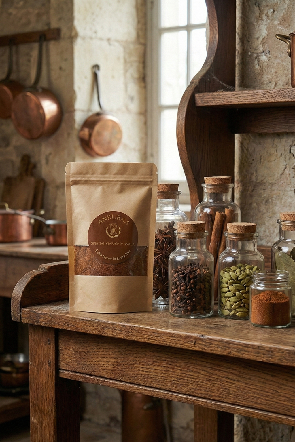 Ankuraa Special Garam Masala | Royal 16-Spice Blend | With Rose Petals & Black Cumin