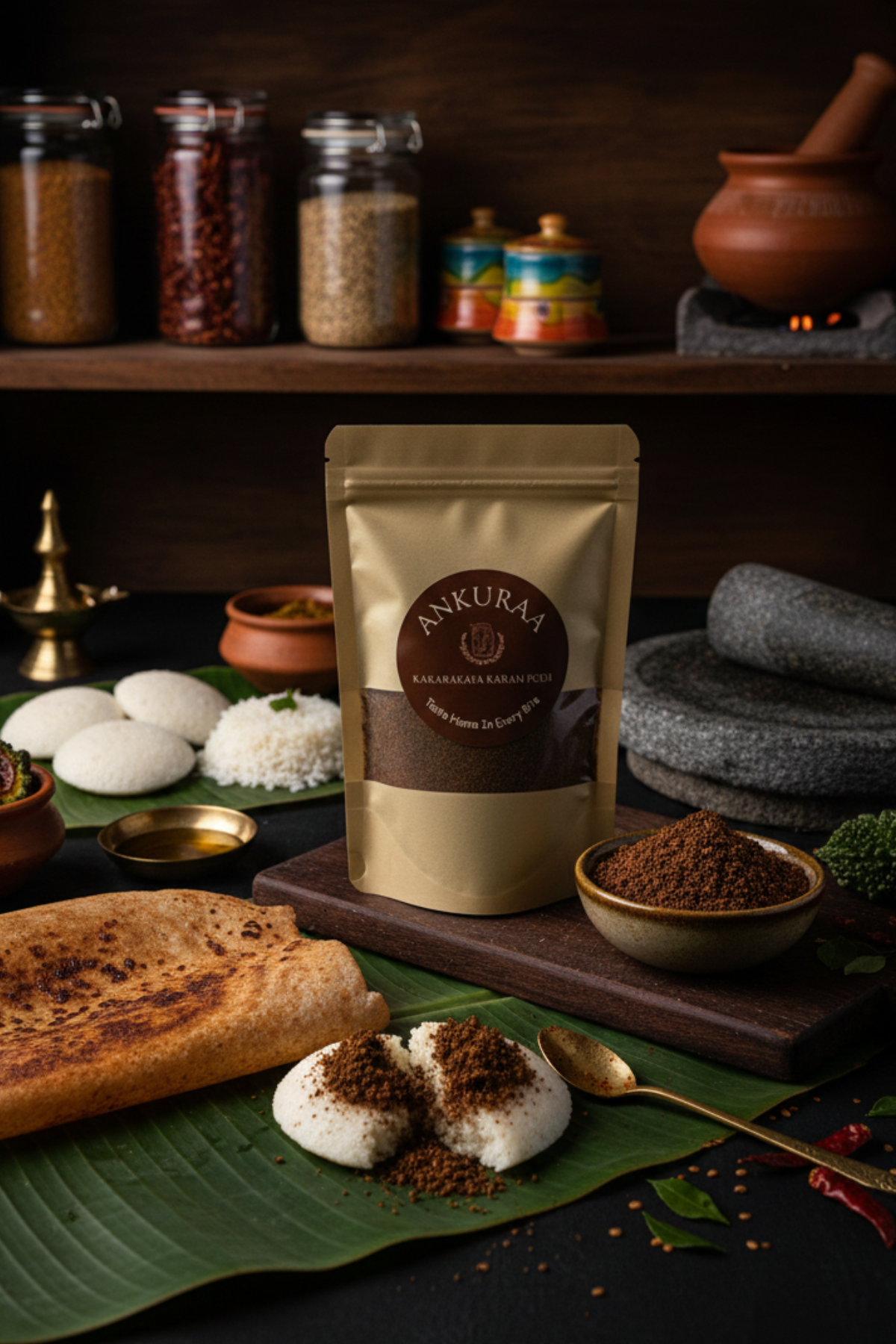 Ankuraa Homestyle: Kakarakaya Karam Podi (Spiced Bitter Gourd)